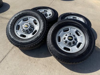 17" Chevy Silverado GMC Sierra 2500 OEM 8095 wheels rims SET tires COOPER HT3