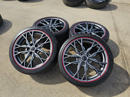19" + 20" Chevy Corvette Z06 C8 OEM FORGED wheels rims 2023 2024 2025 2026 NEW