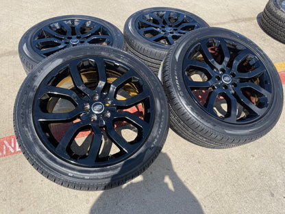 22" Land Rover Range DEFENDER OEM wheels rims black 72247 NEW