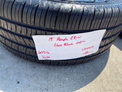 19" Honda Accord Civic CR-V Touring OEM wheels rims HR-V 60312 black