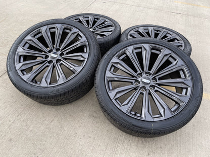 24" Cadillac Escalade V OEM wheels rims tires 2022 2023 2024 2025 2026 NEW