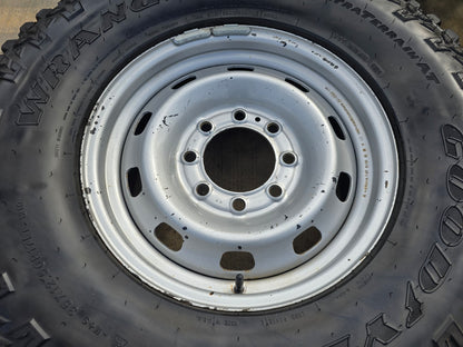 17" Dodge Ram 2500 3500 STEEL OEM 2312 2185 wheels rims GOODYEAR A/T 35"