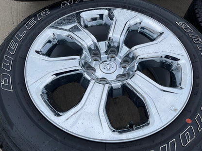 20" Dodge Ram 1500 OEM Laramie CHROME 2679 wheels rims 2023 2024 2025 2026
