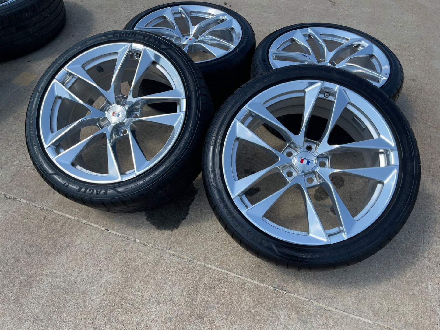 20" Chevy Camaro SS OEM wheels rims 200239 200240 tires GOODYEAR SET