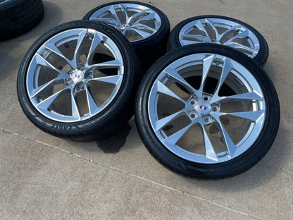 20" Chevy Camaro SS OEM wheels rims 200239 200240 tires GOODYEAR SET