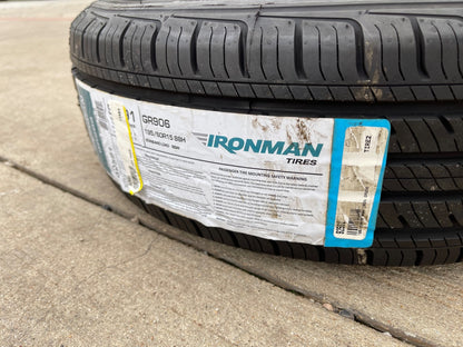 (1) 195/60/15 Ironman GR906 tire 195/60R15 88H M+S NEW