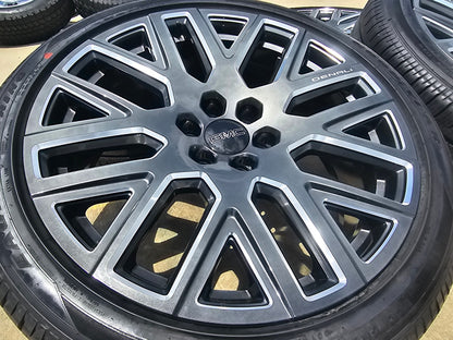 24" GMC Yukon Sierra DENALI OEM wheels rims GOODYEAR SET 2024 2025 2026 2027 NEW