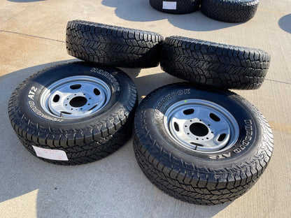 17" Ford F-250 F-350 OEM 3828 wheels rims tires HANKOOK DYNAPRO A/T2 35"