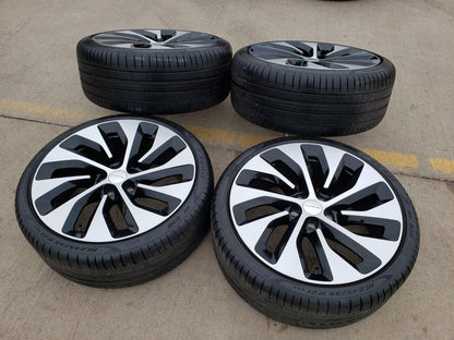 21" Lucid Air OEM Grand Touring black wheels rims tires 5x120 2022 2023 2024 NEW