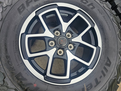 17" Jeep Wrangler Rubicon OEM wheels rims 392 Gladiator tires NEW BFG 33"