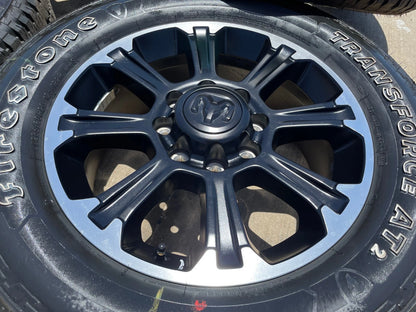 20" Dodge Ram 2500 3500 LARAMIE OEM wheels rims A/T tires 2025 2026 NEW