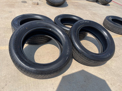 (4) 265/55/20 Yokohama Geolander X-CV tires 113V XL 265/55R20 TAKE OFFS SET NEW