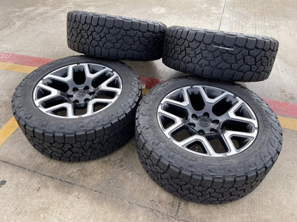 20" Dodge Ram 1500 OEM 94059 Laramie wheels rims 68583860AA TOYO A/T3