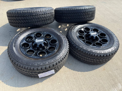 20" Ford F-250 F-350 OEM black Lariat wheels rims 10299 10484 tires NEW