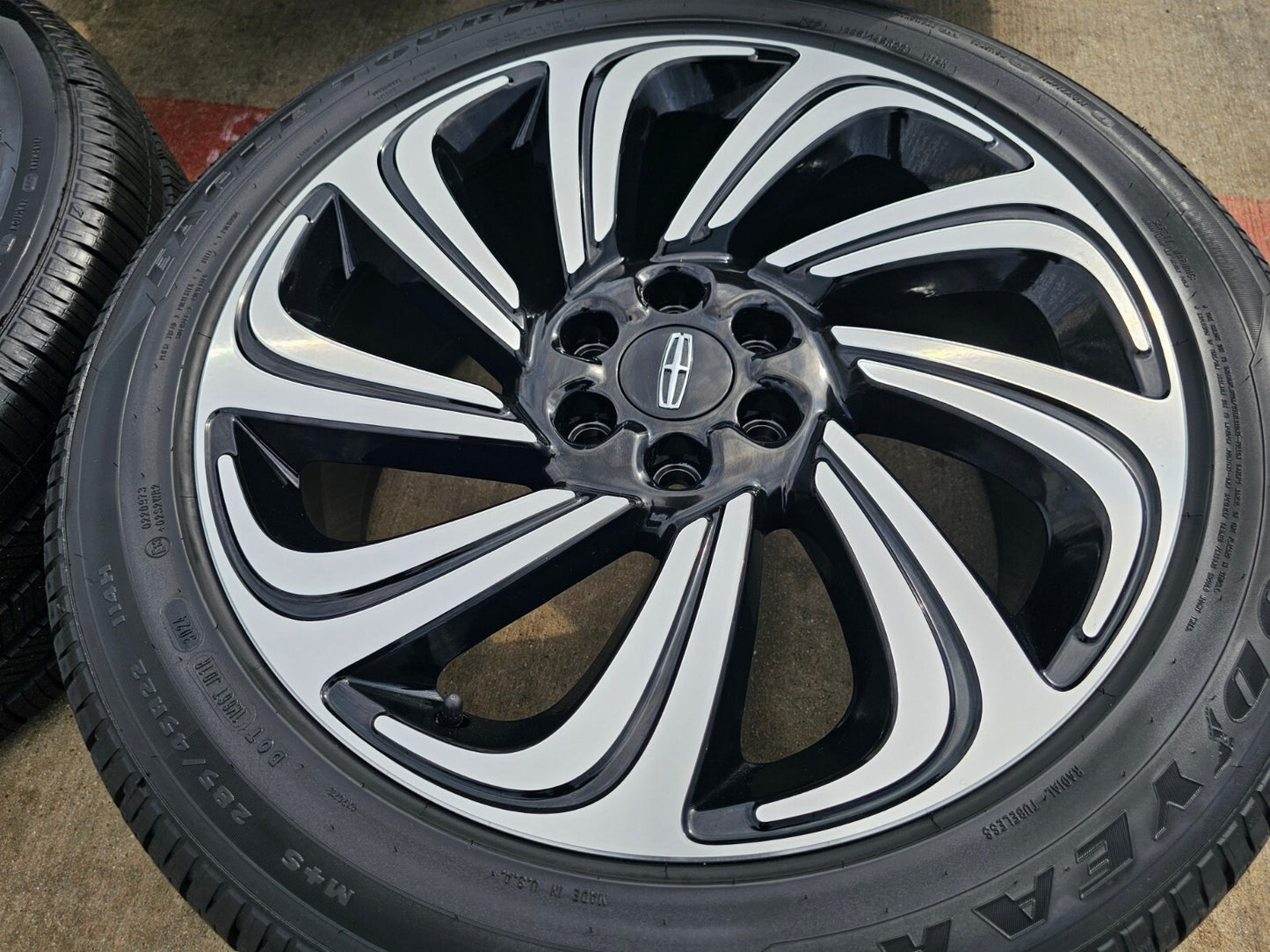 22" Lincoln Navigator OEM rims wheels 10497 Black Label 2023 2024 2025 2026 NEW