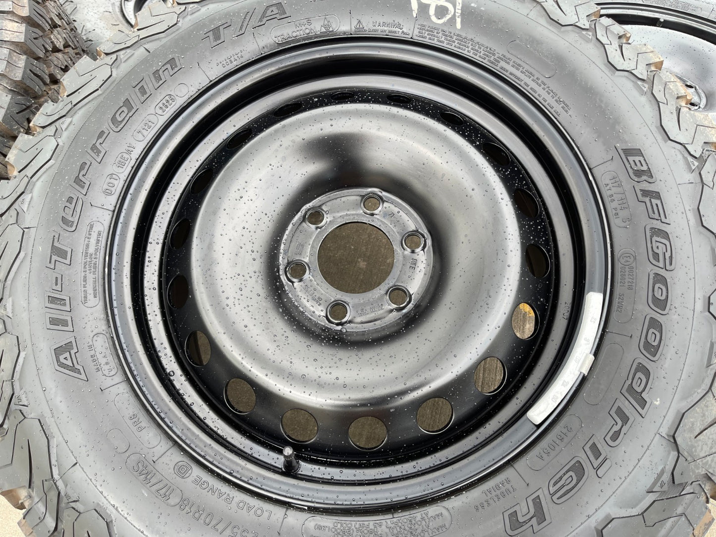 (4) 18" INEOS Grenadier OEM wheels rims STEEL 2024 2025 2026 2027 NEW BFG KO2
