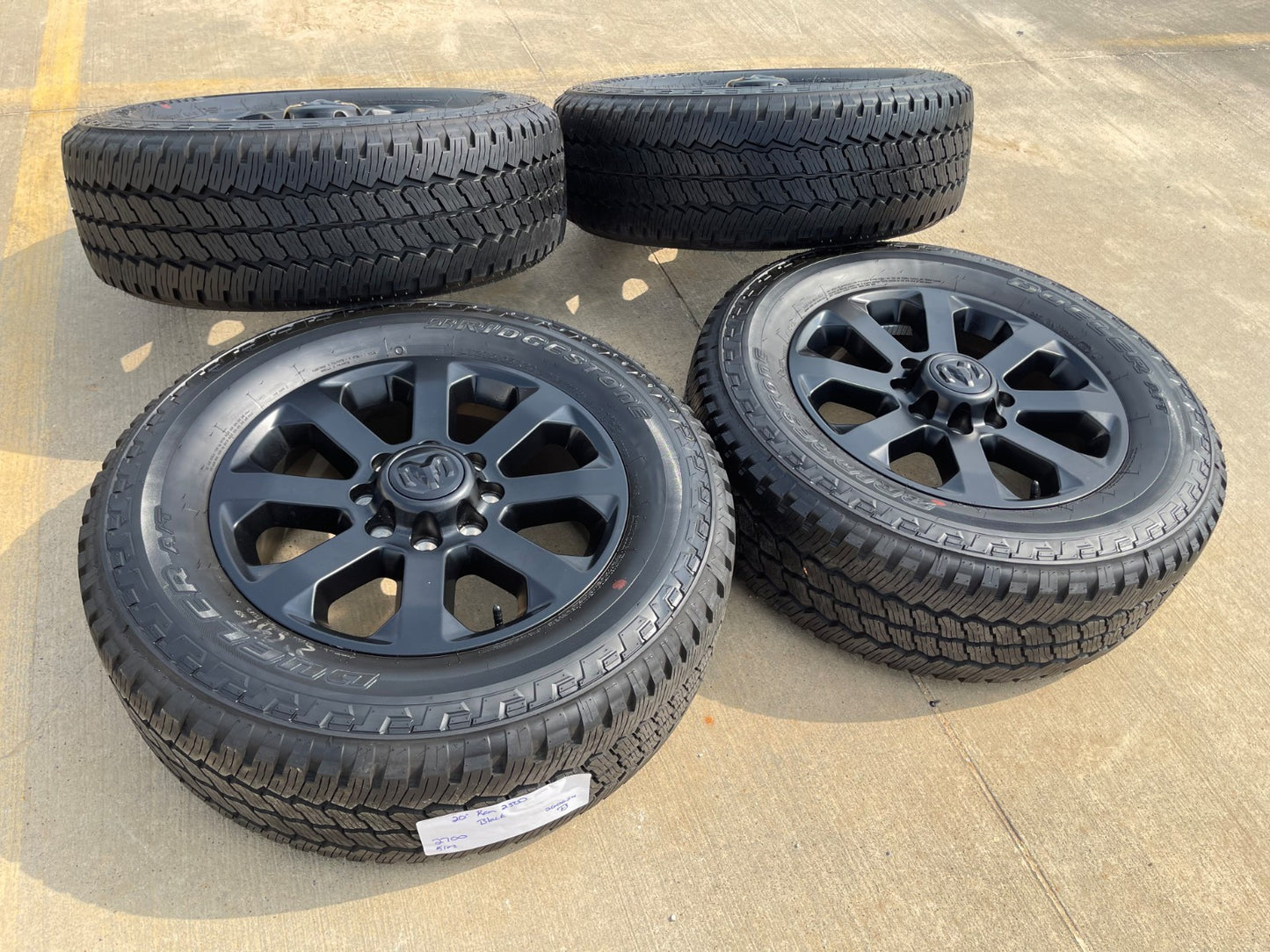20" Dodge Ram 2500 3500 LARAMIE OEM 2700 wheels rims 2024 2025 2026 2027 NEW