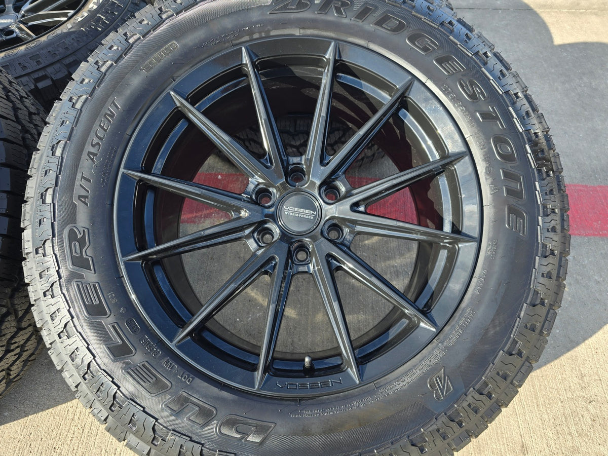 20" 20x9.5 Vossen HFX-2 Ford F-150 Expedition rims wheels 6x135 BRIDGESTONE NEW