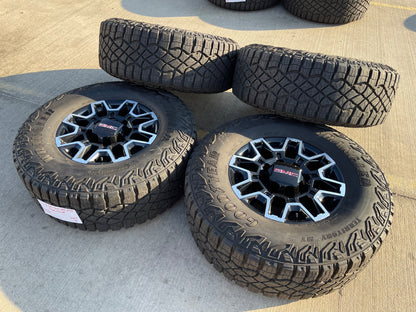 18" GMC Sierra AT4X Chevy Trail Boss 2500 OEM 14136 wheels rims GOODYEAR 35"