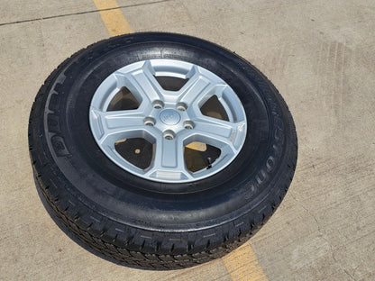 17" Jeep Wrangler Gladiator SPARE OEM 9216 wheel rim 2020 2021 2022 2023 2024
