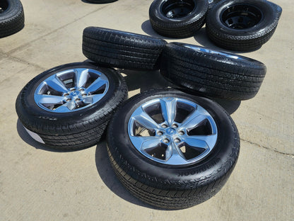 20" Dodge Ram 1500 OEM Laramie Long Horn wheels rims 2681 tires SET HANKOOK