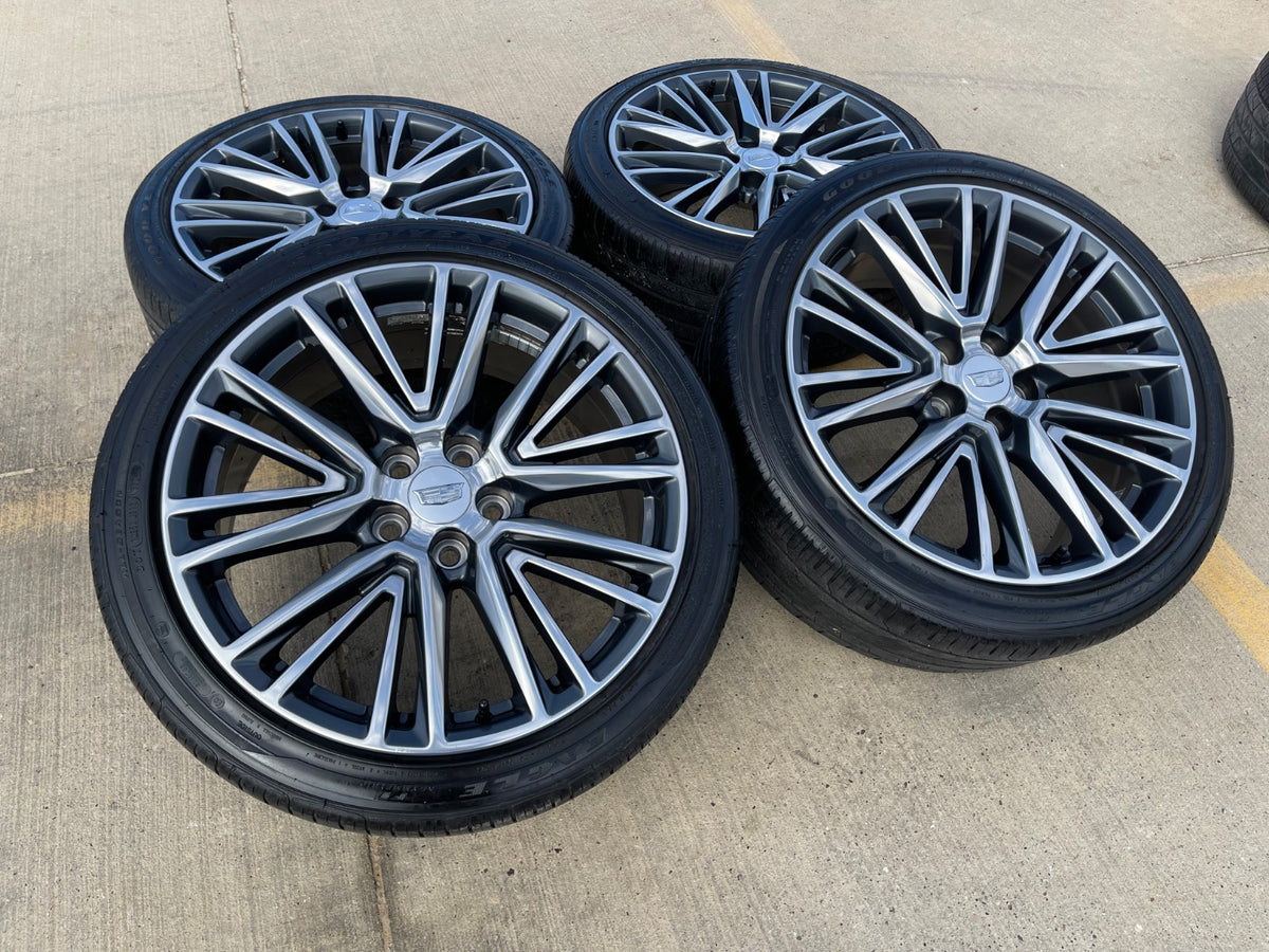20" Cadillac CT5 CT5-V Platinum OEM 4843 wheels rims 2022 2023 2024 2025 2026