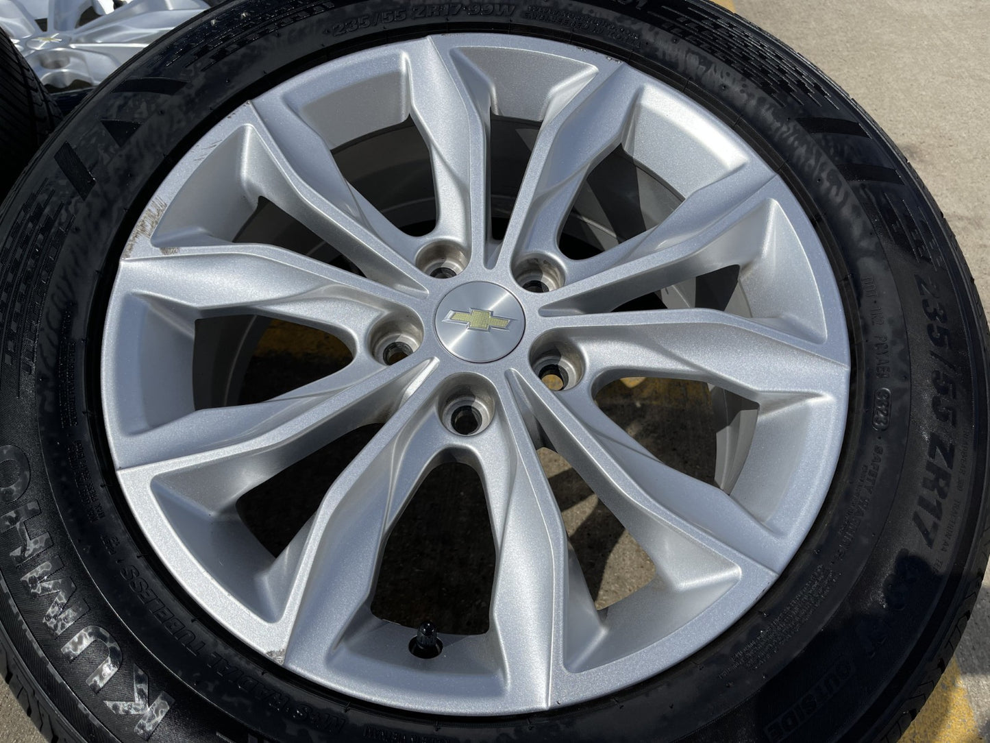 17" Chevy Malibu OEM wheels rims 5894 tires Impala GMC Terrain Equinox 5x120