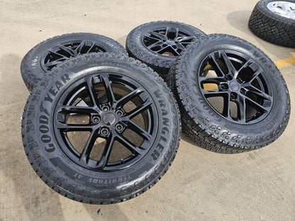 18" Jeep Grand Cherokee L OEM wheels rims 9286 Durango black 2023 2024 2025 NEW