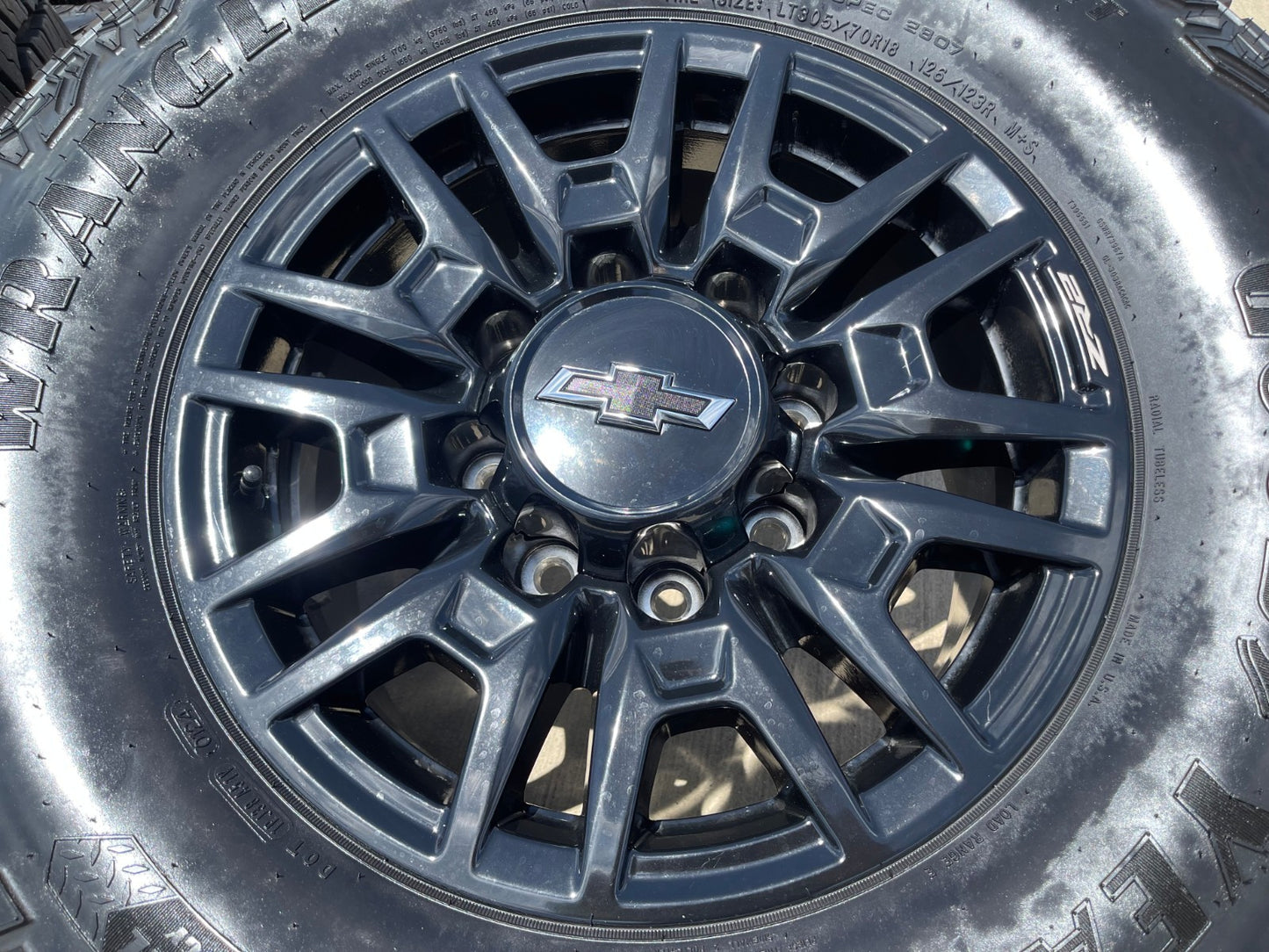 18" Chevy Silverado ZR2 Trail Boss 2500 OEM wheels rims #14122 2011-2027 SET