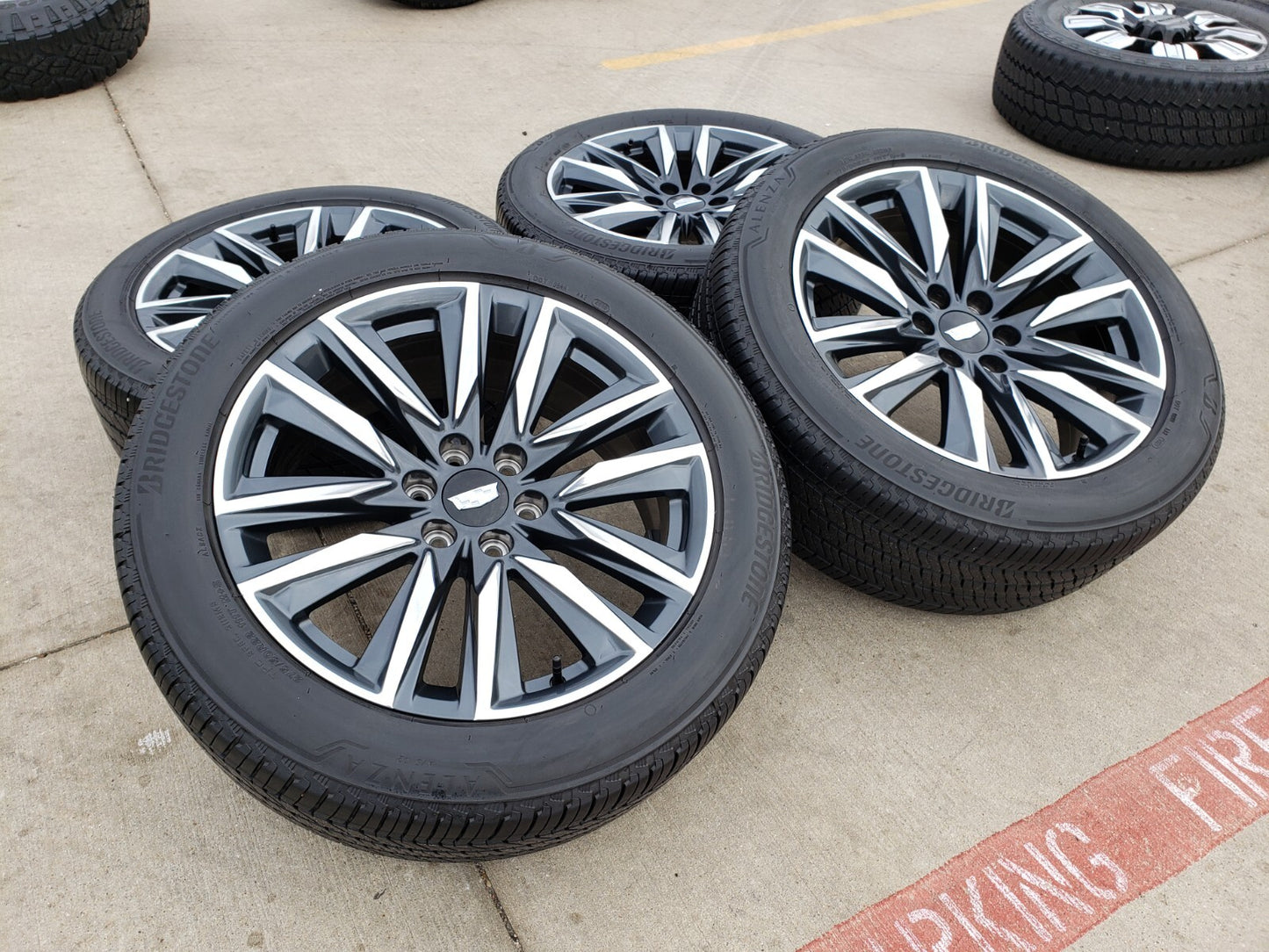 NEW 22" Cadillac Escalade OEM wheels rims 95028 4869 GMC Sierra SET 1999-2027