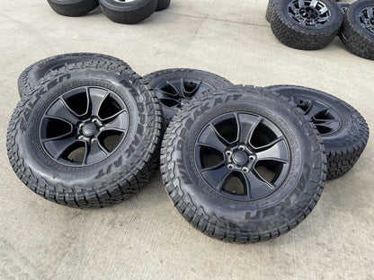 (5) 17" Jeep Wrangler Rubicon OEM 96226 wheels rims Gladiator FALKEN A/T3 NEW