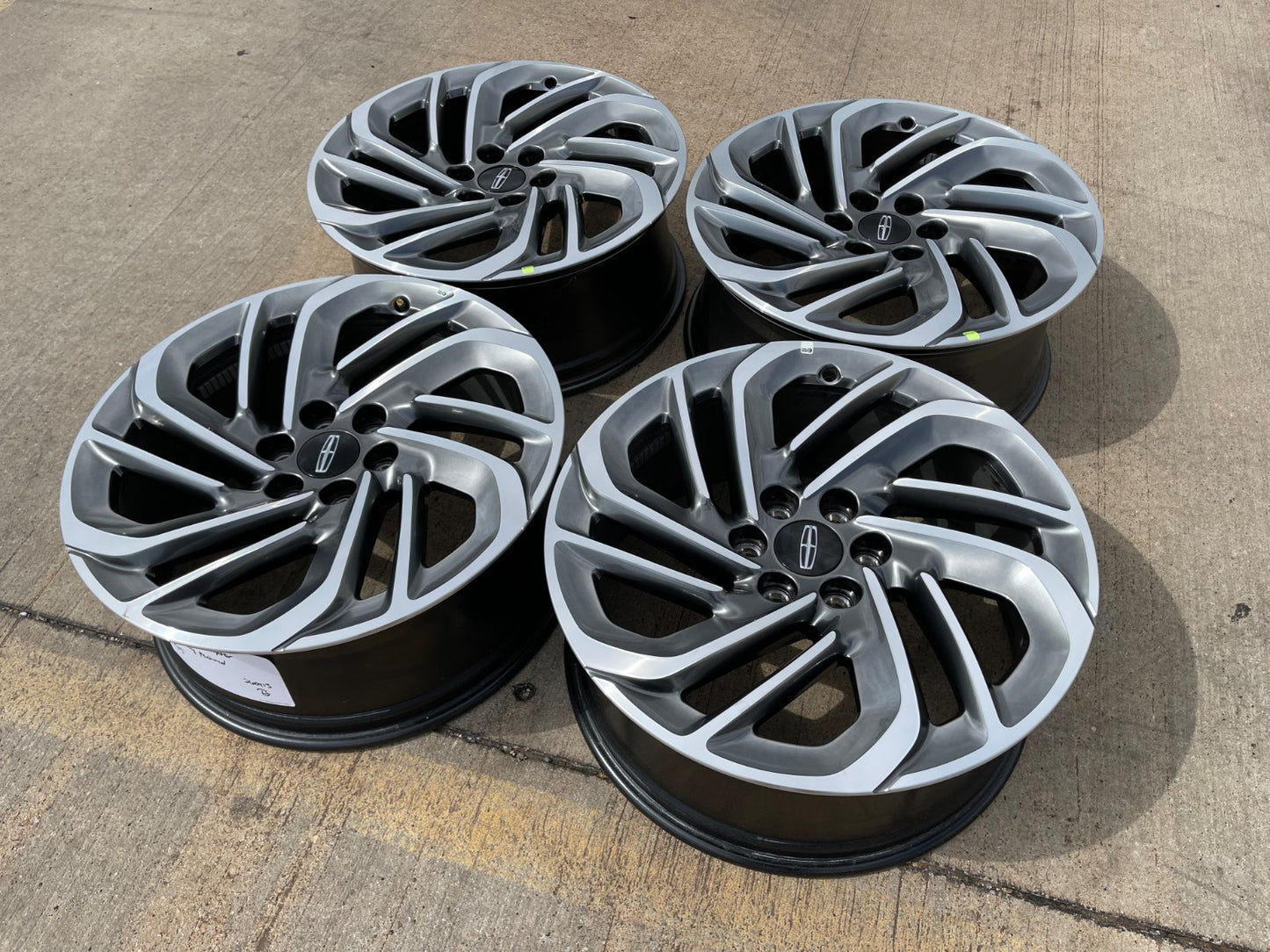 22" Lincoln Navigator OEM 94225 rims wheels BLACK LABEL 2024 2025 2026 2027