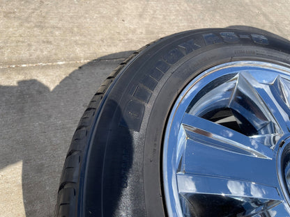 20" Chevy Silverado Tahoe Suburban chrome OEM 5416 wheels rims tires SET