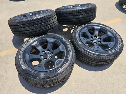 20" Dodge Ram 1500 OEM Laramie Black 2680 wheels rims tires 2024 2025 2026 NEW