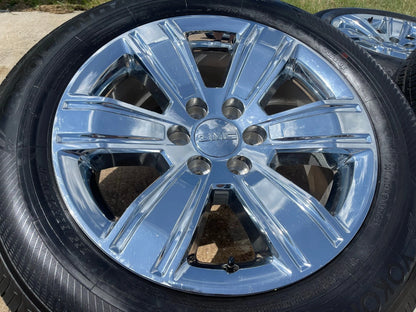 20" GMC Sierra Yukon DENALI OEM wheels rims 5752 chrome tires