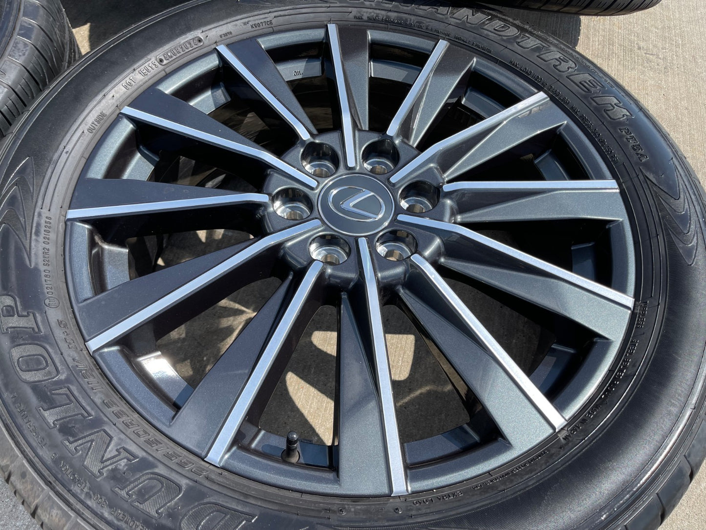 22" Lexus GX550 OEM wheels rims Toyota Land Cruiser Tundra 78519 LX600 2024-2027