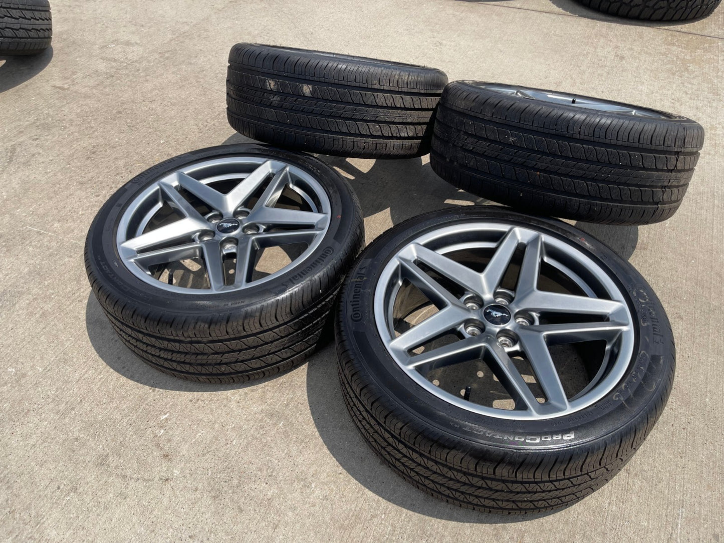 19" Ford Mustang Stealth GT OEM 10595 wheels rims tires 2023 2024 2025 2026 NEW