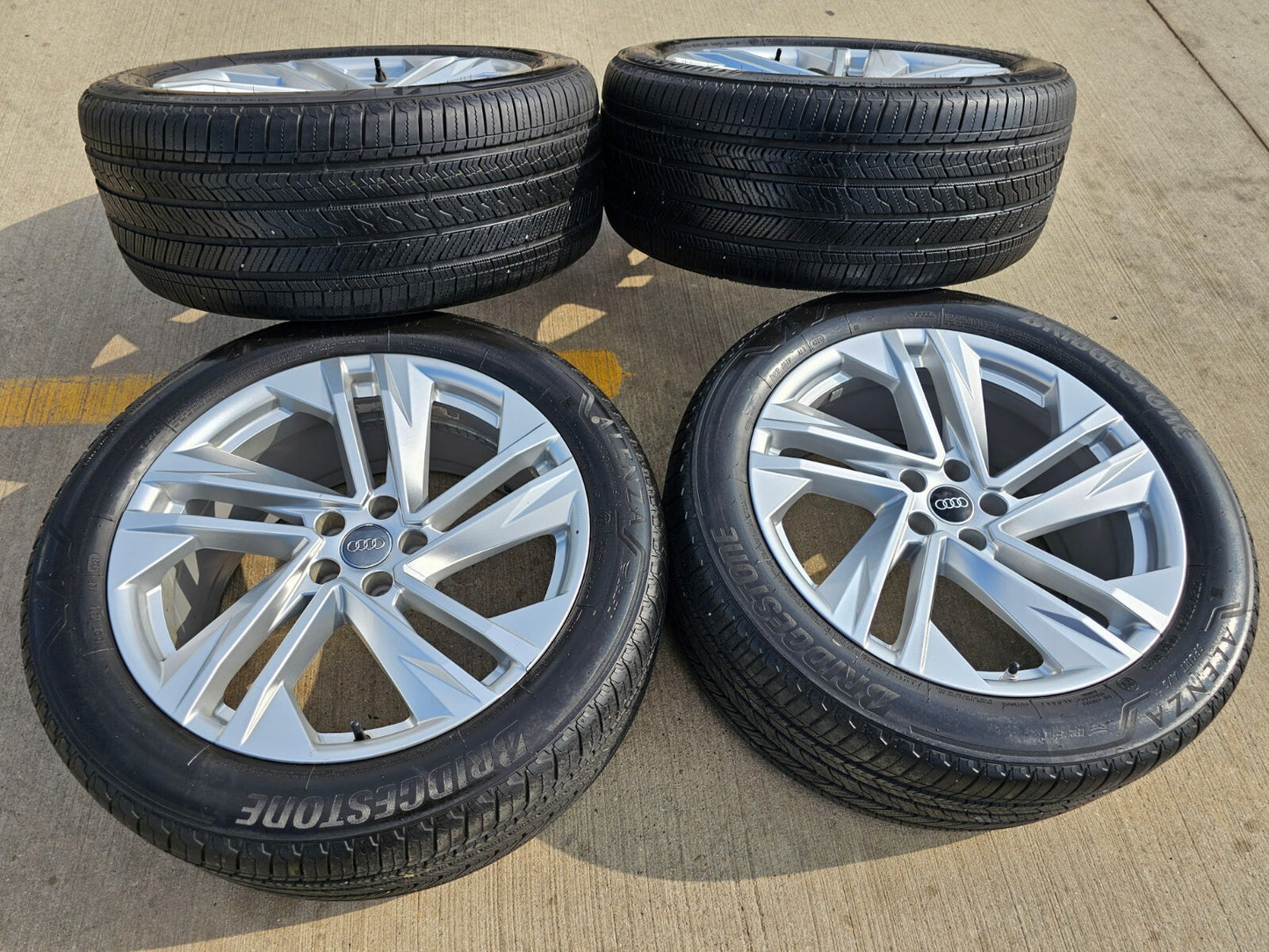 20" Audi Q7 OEM wheels rims Q8 RS S VW Atlas 12053 tires 2021 2022 2023 2024