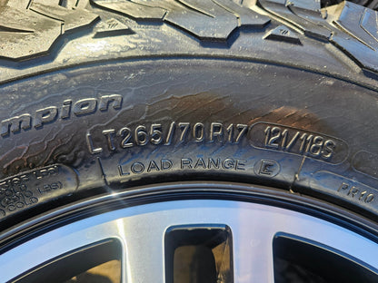 17" INEOS Grenadier OEM black wheels rims 8775 tires 2023 2024 2025 2026 NEW BFG