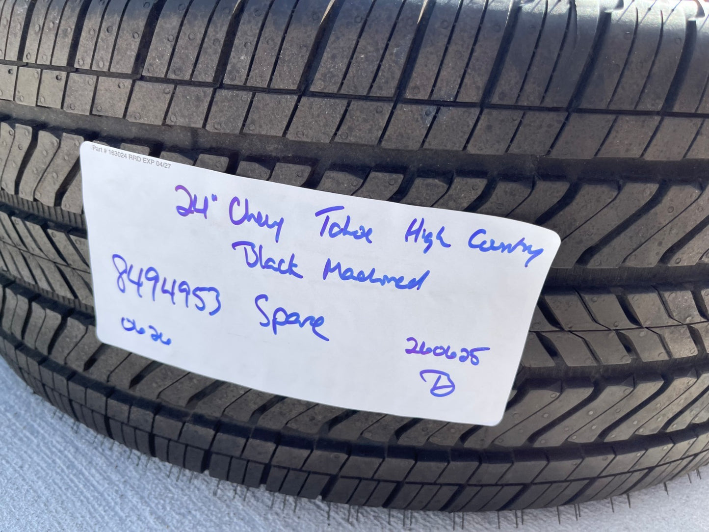 24" Chevy Tahoe Suburban Silverado OEM High Country wheel rim 2025 2026 2027