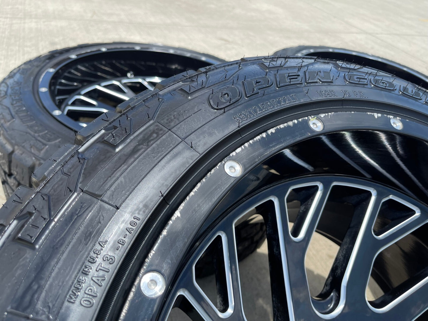 22x12 XTREME FORCE XF- 8 Chevy Silverado Ford F-150 RAM wheels rims 6x139 6x135