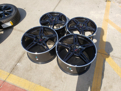 19" + 20" Chevy Corvette C8 OEM wheels rims 14009 200268 2022 2023 2024 2025 NEW