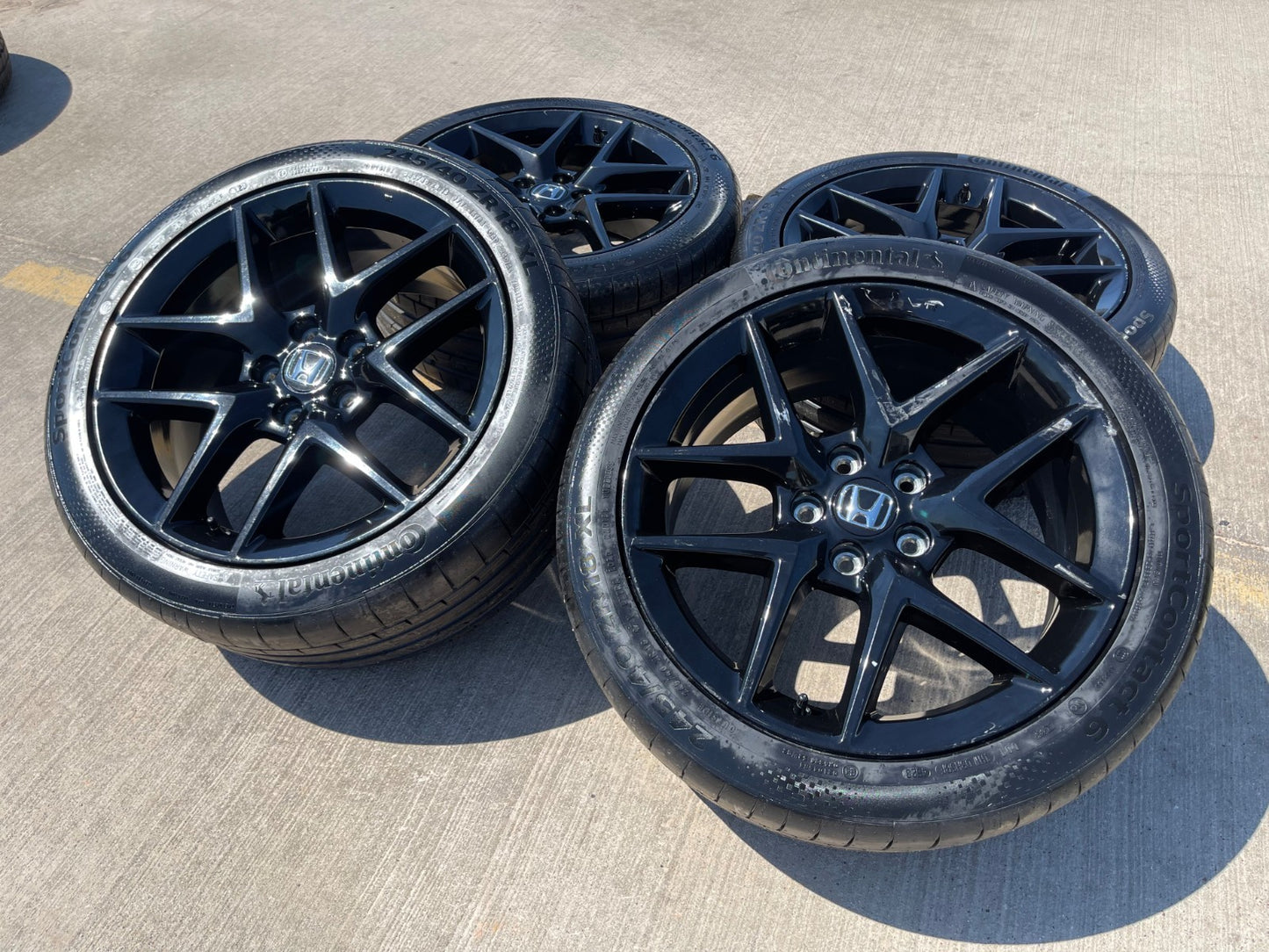 18" Honda Civic wheels rims OEM 10393 H-RV Accord tires CONTINENTAL NEW