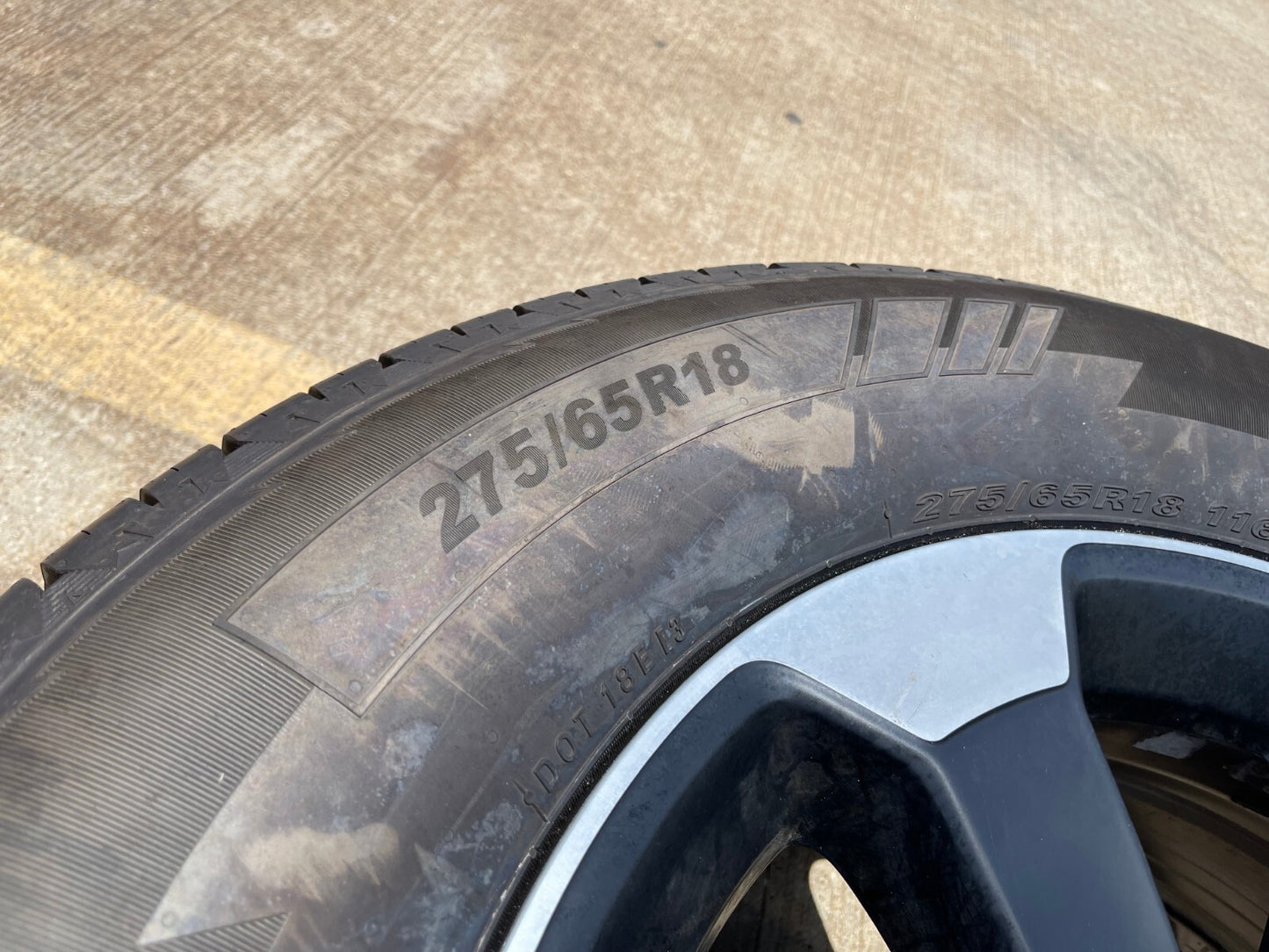 18" Dodge Ram 1500 OEM Rebel black wheel rim Spare 2671 2020 2021 2022 2023 2024