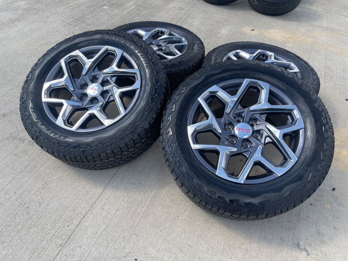 20" GMC Sierra Yukon AT4 Tahoe Silverado 95369 OEM wheels rims 2025 2026 SET