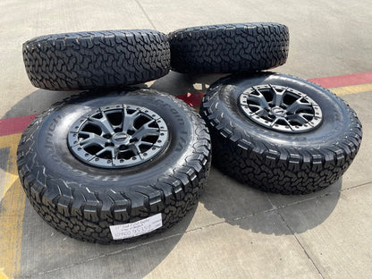 17" Ford F-150 Raptor R OEM BEADLOCK 10460 rims wheels 37" tires SET BFG NEW