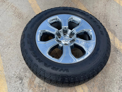20" Dodge Ram 1500 OEM Laramie CHROME 2679 wheel rim tire 2022 2023 2024 2025