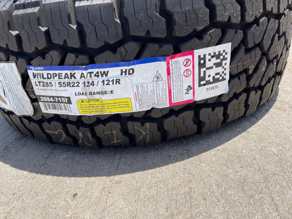 (1) 285/55/22 Falken Wildpeak A/T4 AT4W tire 285/55r22 NEW