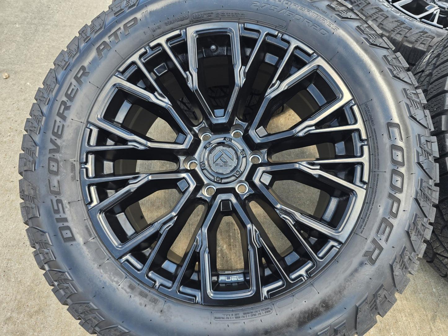 20x9 Fuel Rebar D847 Chevy Silverado RAM Tacoma wheels rims 6x139 6x5.5 tires