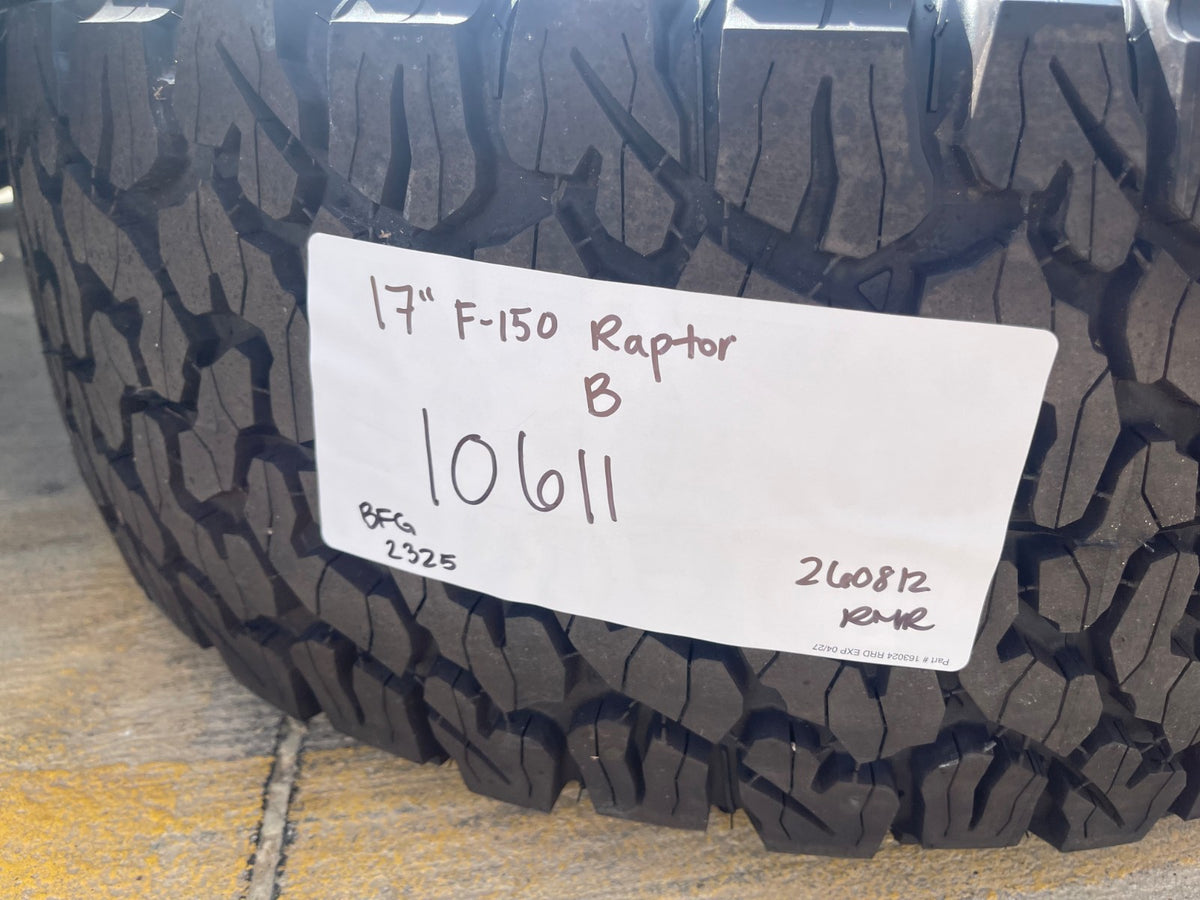 17" Ford F-150 Raptor OEM 10611 rims wheels Bronco SET 2026 2027 BFG 35" NEW